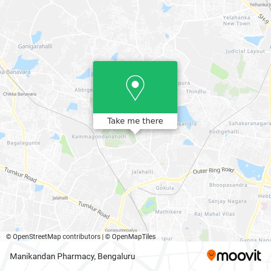 Manikandan Pharmacy map