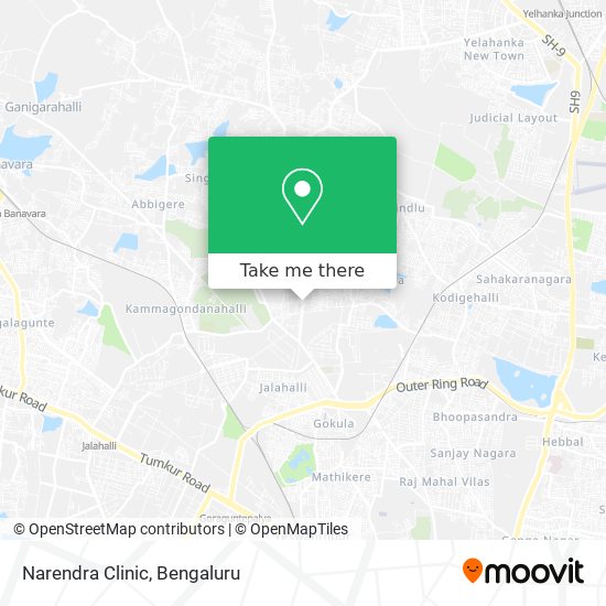 Narendra Clinic map