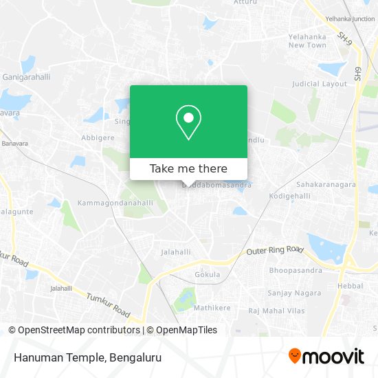 Hanuman Temple map