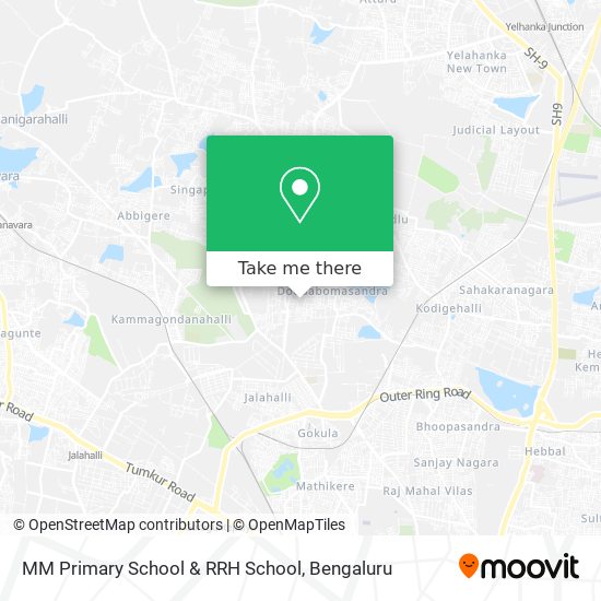 MM Primary School & RRH School map