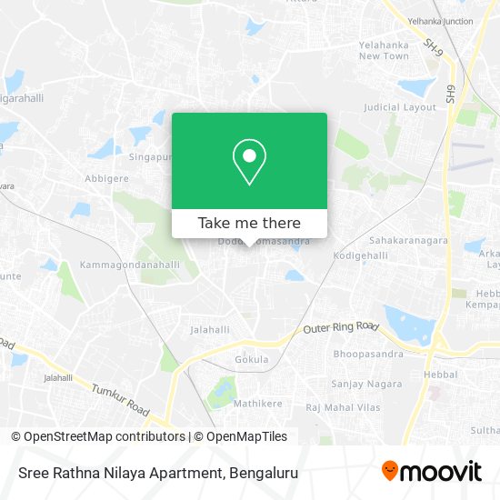 Sree Rathna Nilaya Apartment map
