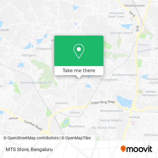 MTS Store map