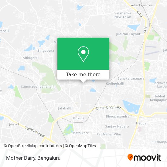 Mother Dairy map