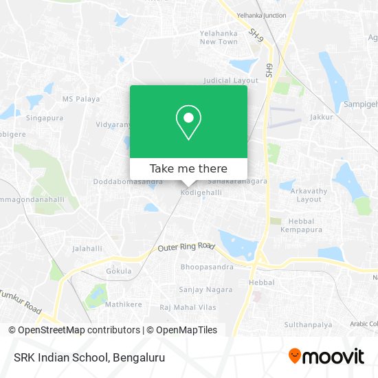 SRK Indian School map