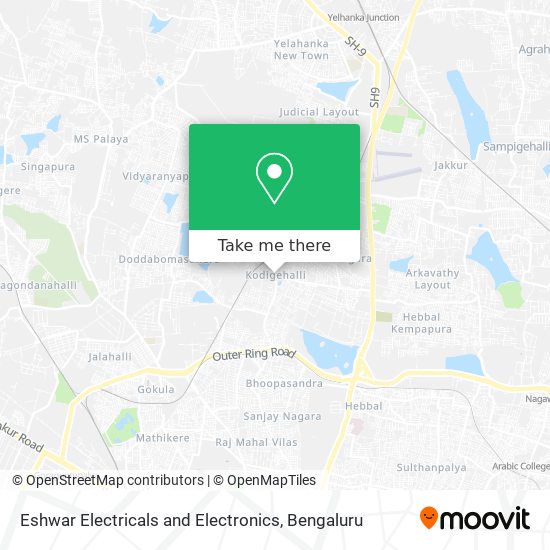Eshwar Electricals and Electronics map