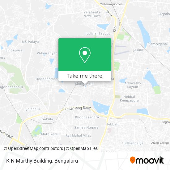 K N Murthy Building map