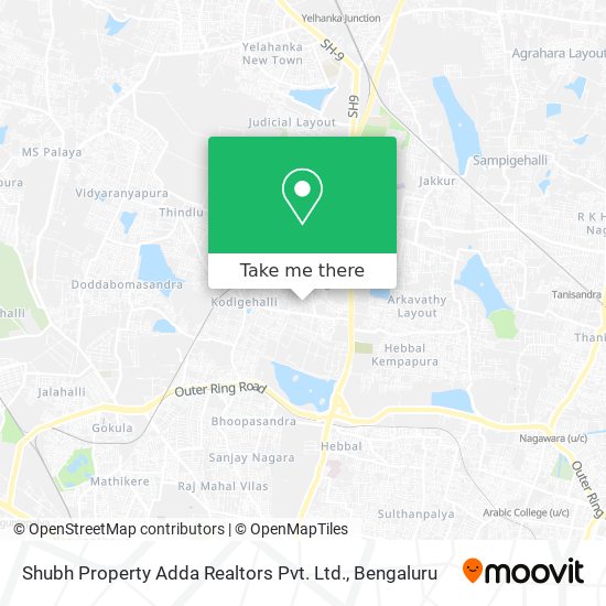 Shubh Property Adda Realtors Pvt. Ltd. map