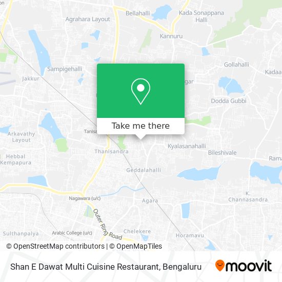 Shan E Dawat Multi Cuisine Restaurant map