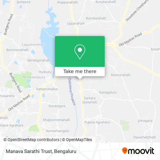 Manava Sarathi Trust map