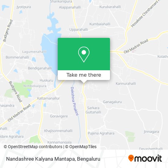 Nandashree Kalyana Mantapa map