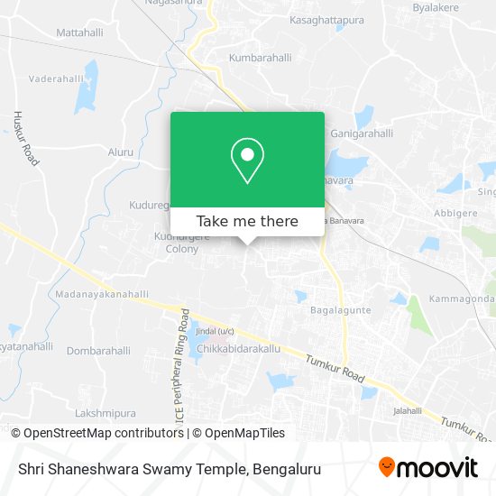 Shri Shaneshwara Swamy Temple map