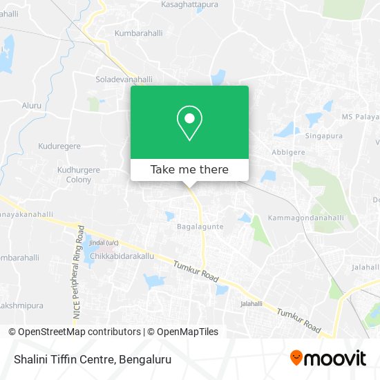 Shalini Tiffin Centre map