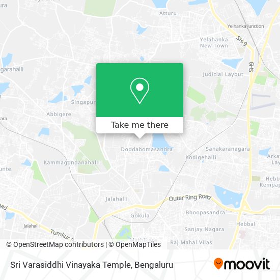 Sri Varasiddhi Vinayaka Temple map