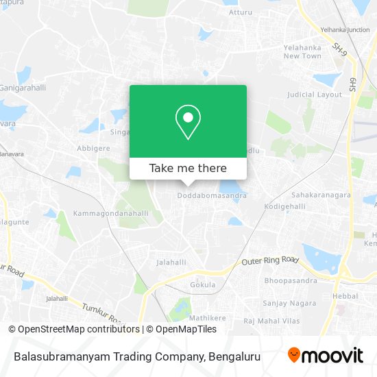 Balasubramanyam Trading Company map