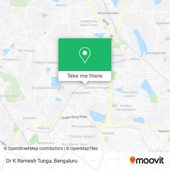 Dr K Ramesh Tunga map