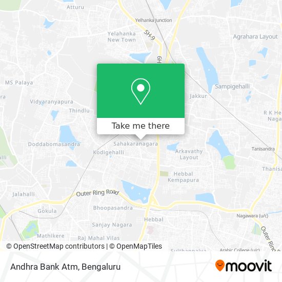 Andhra Bank Atm map