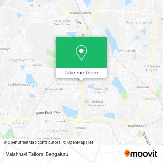 Vaishnavi Tailors map