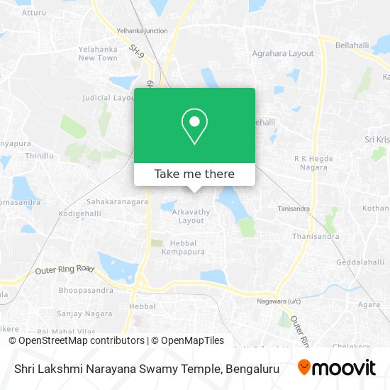 Shri Lakshmi Narayana Swamy Temple map