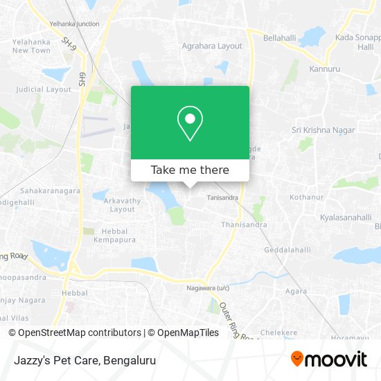 Jazzy's Pet Care map
