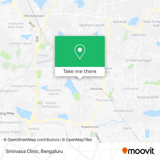 Srinivasa Clinic map