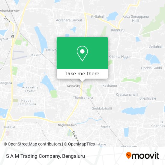 S A M Trading Company map