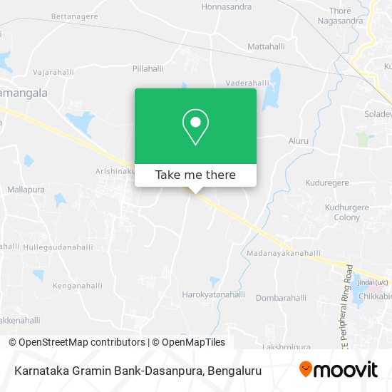 Karnataka Gramin Bank-Dasanpura map