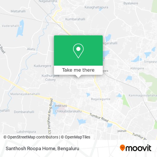 Santhosh Roopa Home map