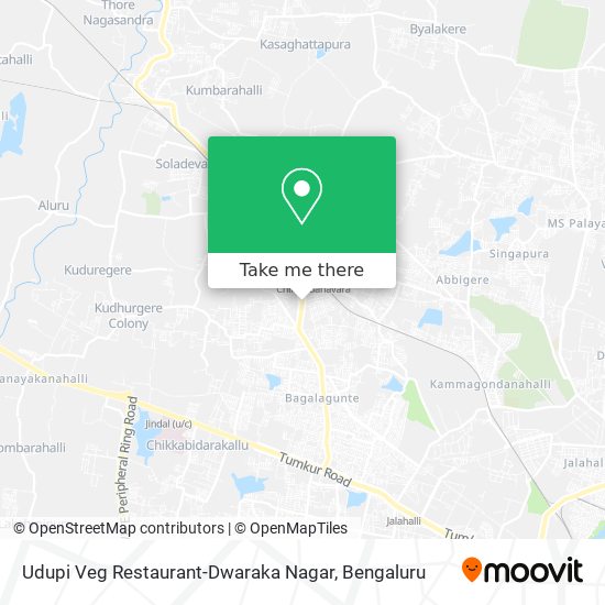 Udupi Veg Restaurant-Dwaraka Nagar map