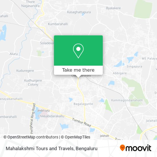 Mahalakshmi Tours and Travels map