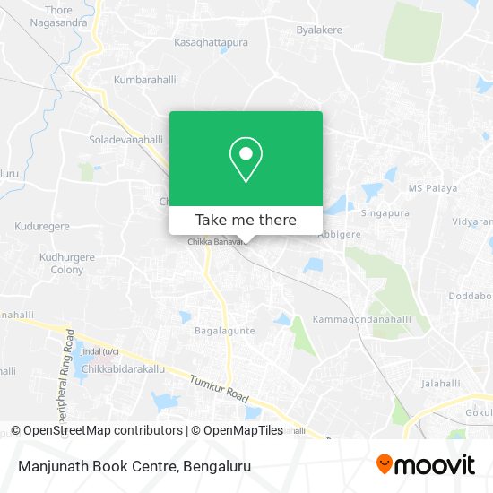 Manjunath Book Centre map