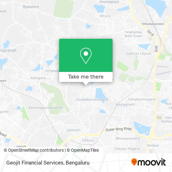 Geojit Financial Services map