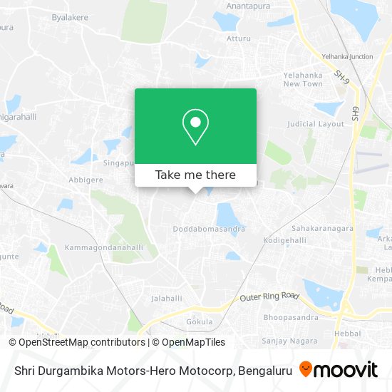 Shri Durgambika Motors-Hero Motocorp map