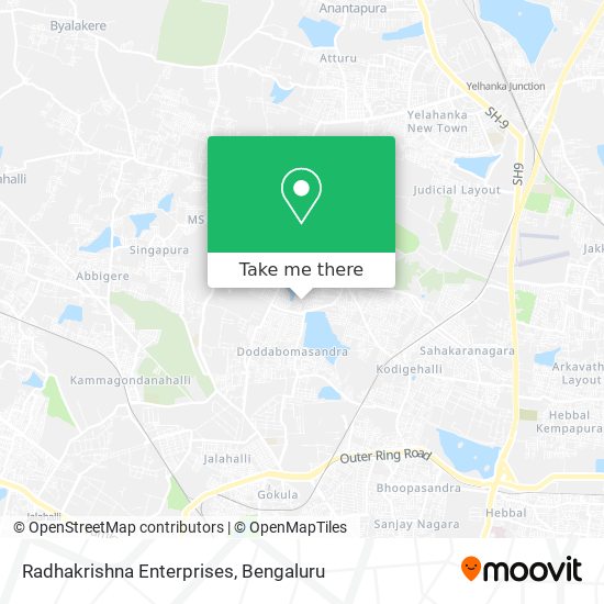 Radhakrishna Enterprises map