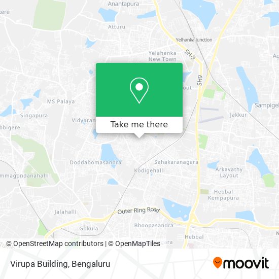 Virupa Building map