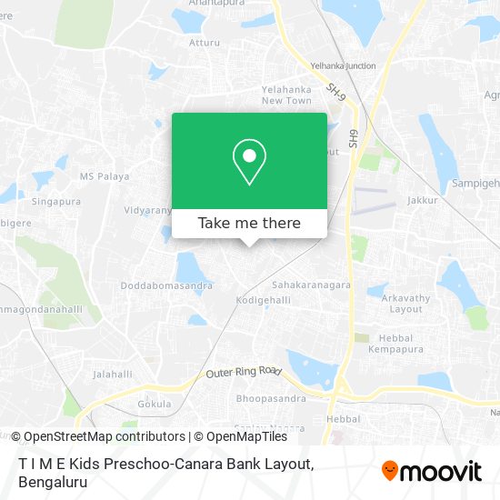 T I M E Kids Preschoo-Canara Bank Layout map