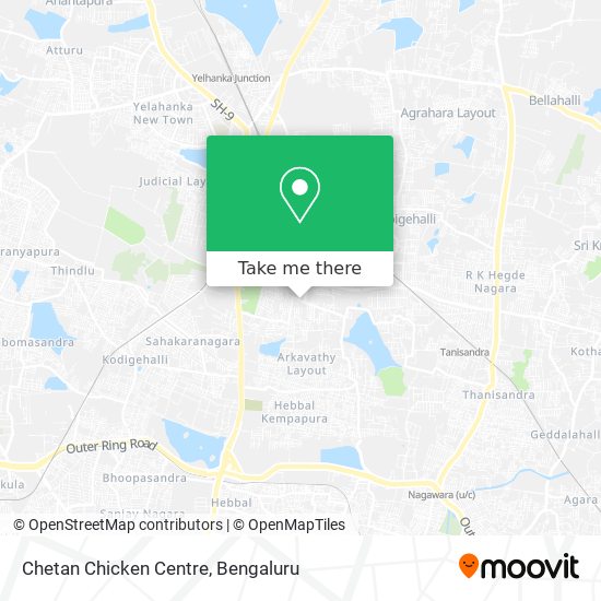 Chetan Chicken Centre map