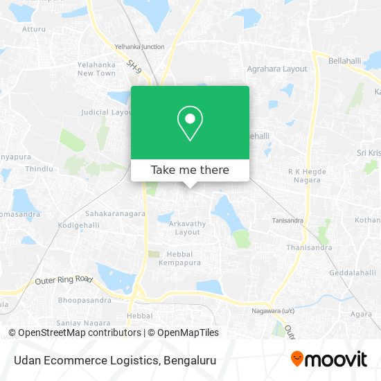 Udan Ecommerce Logistics map