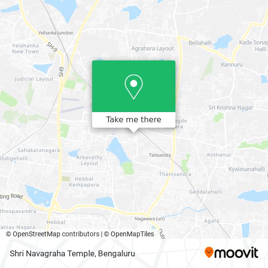 Shri Navagraha Temple map