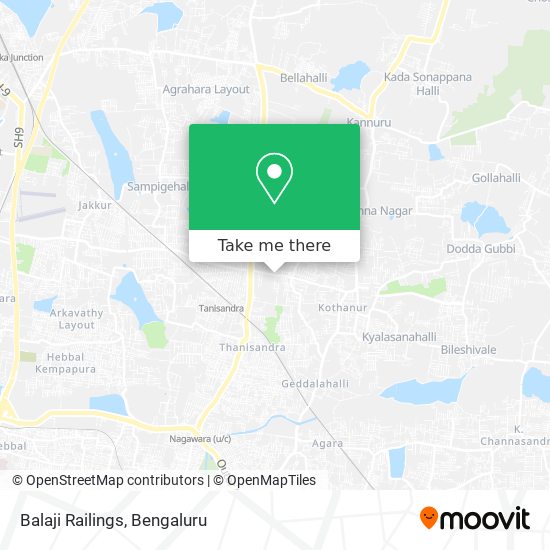 Balaji Railings map