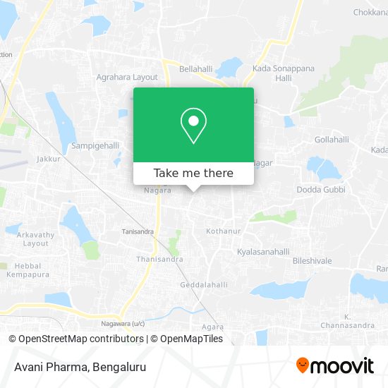 Avani Pharma map