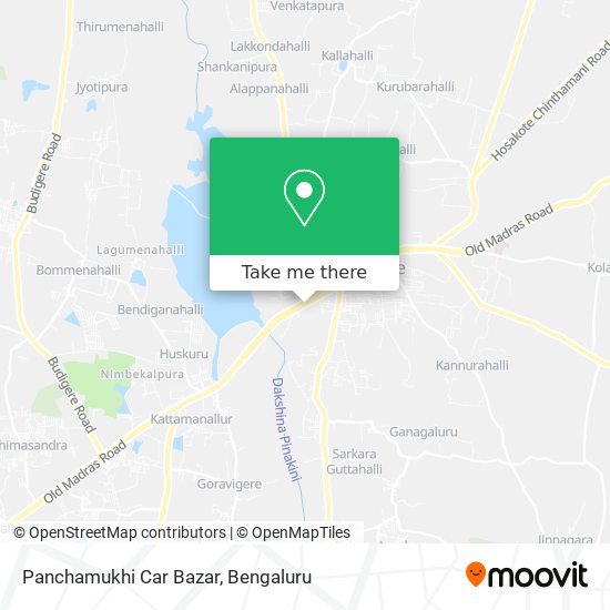 Panchamukhi Car Bazar map