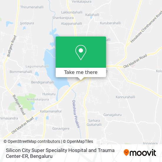 Silicon City Super Speciality Hospital and Trauma Center-ER map