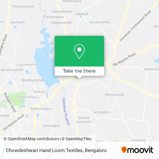 Chowdeshwari Hand Loom Textiles map