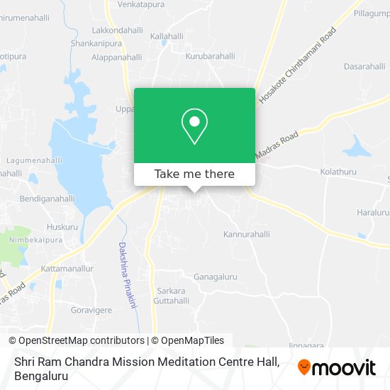Shri Ram Chandra Mission Meditation Centre Hall map