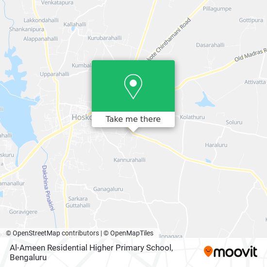 Al-Ameen Residential Higher Primary School map