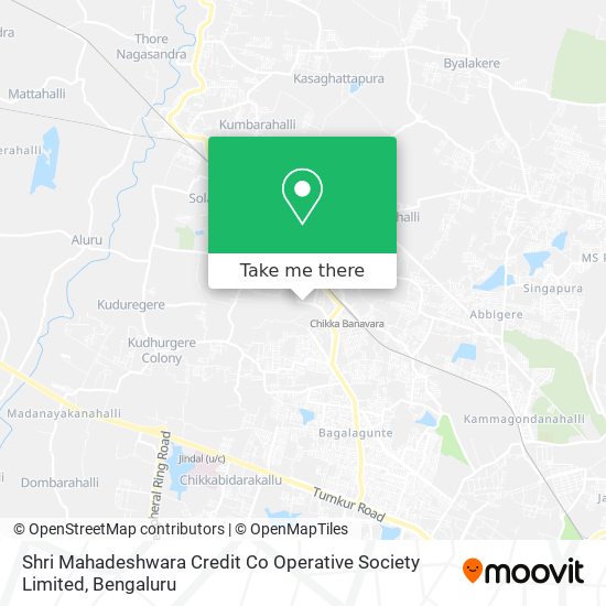 Shri Mahadeshwara Credit Co Operative Society Limited map