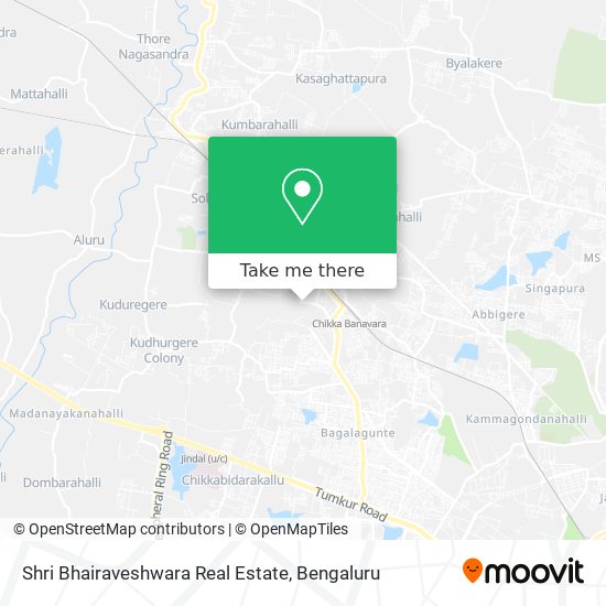 Shri Bhairaveshwara Real Estate map