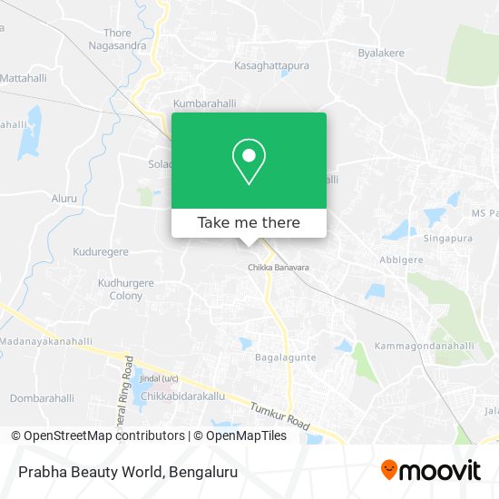 Prabha Beauty World map