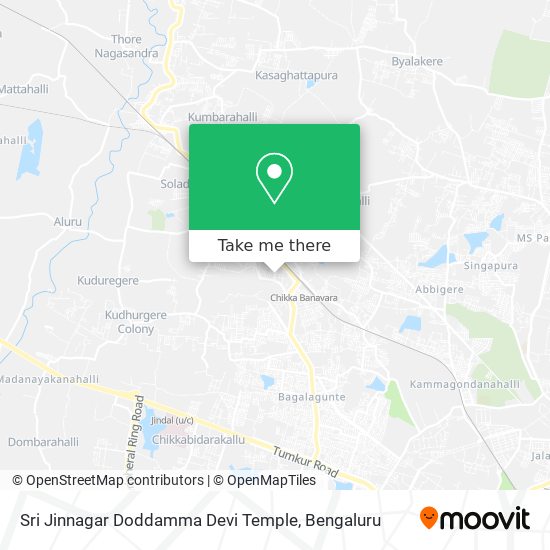 Sri Jinnagar Doddamma Devi Temple map