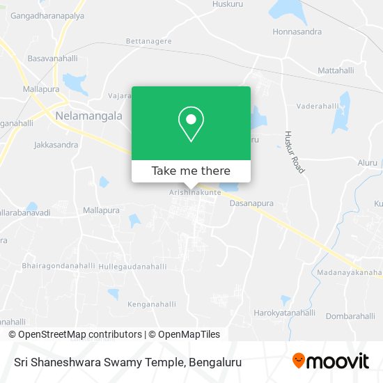 Sri Shaneshwara Swamy Temple map